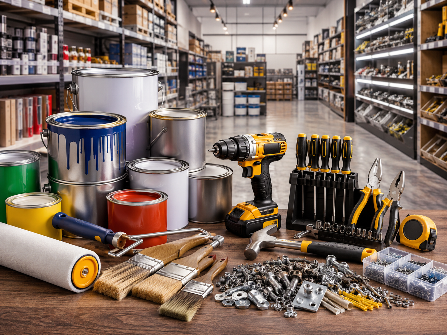 Hardware and Paints wholesale category at Centric The Market