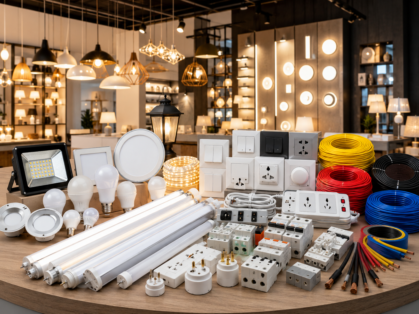 Lights and Electricals wholesale category at Centric The Market