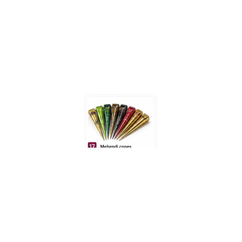 Mehendi cones wholesale product available at Centric The Market